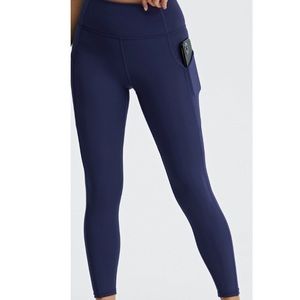 Blue Oasis High-Waisted 7/8 Legging